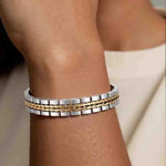 ROXI  | 2025 Stainless Steel Cuban Bracelet for Men Luxury Charm Party Jewelry Gold Plated Original Design Dropshipping