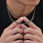 3-11MM Classic Cuban Chain Necklace for Men Women,Silver Black Gold Grey Color Stainless Steel Chains,Basic Punk Jewelry Gift